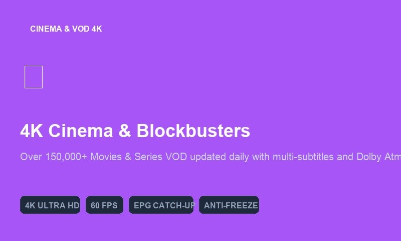 4K Cinema and Movies VOD