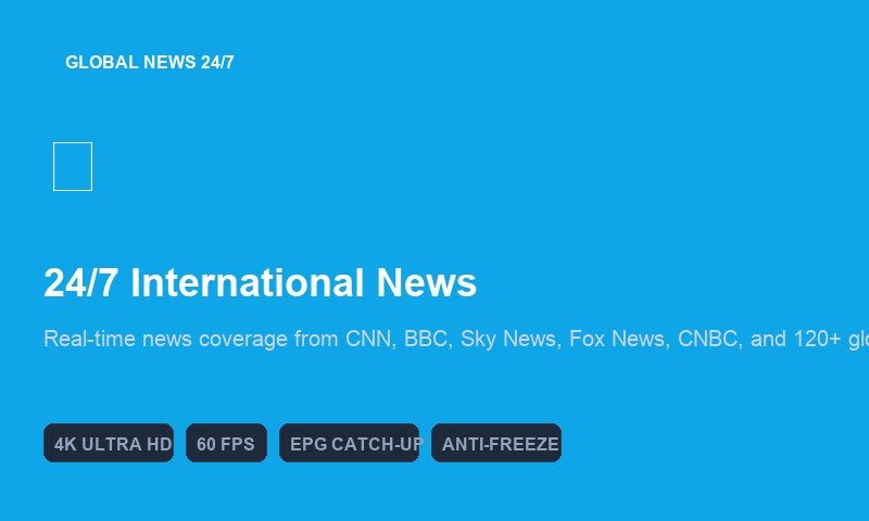 Worldwide News Channels 24/7