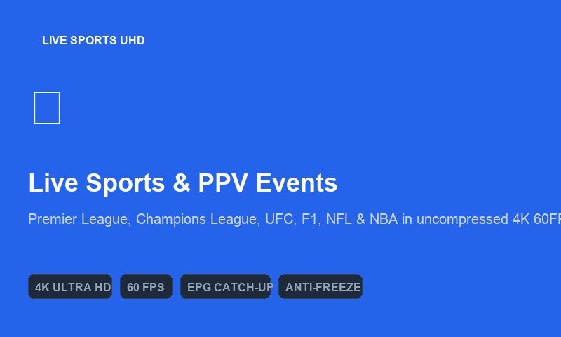 Live Sports UHD Channels
