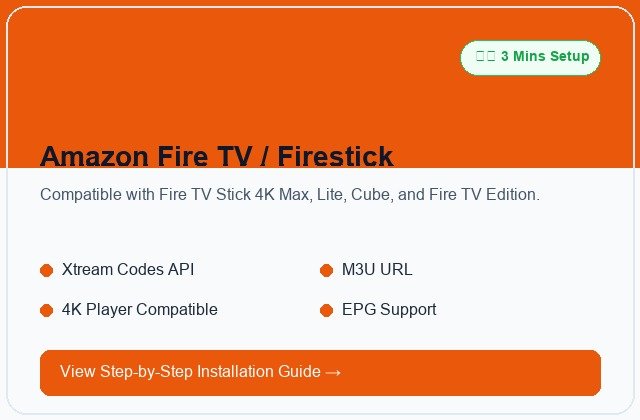 Setup IPTV on Amazon Firestick